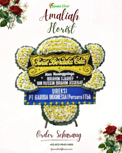 Papan Bunga Duka di Wanareja