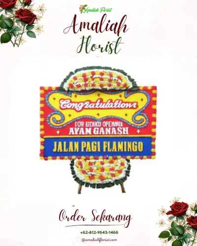Bunga Papan Congratulation di Wanareja